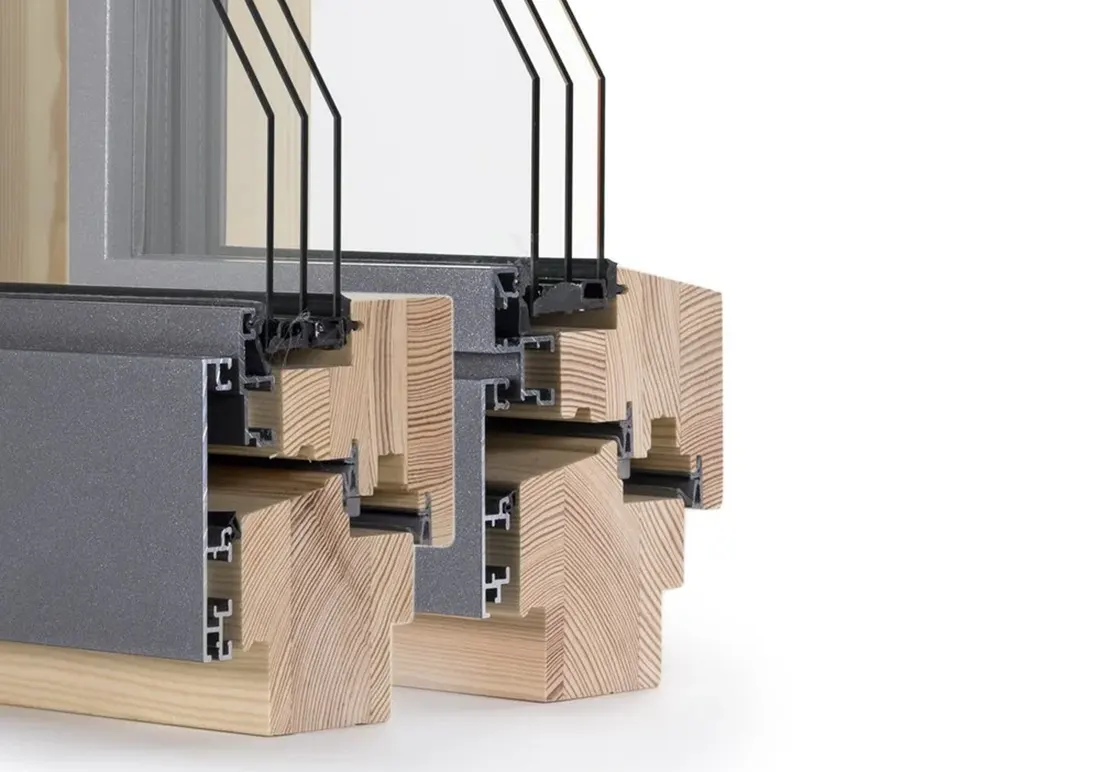 Holzfenster mit Alu-Vorsatzschale