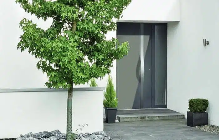 aluminium-tuer-menu Aluminium-Haustür